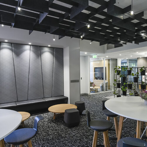 Connect rise akoestische plafond panelen