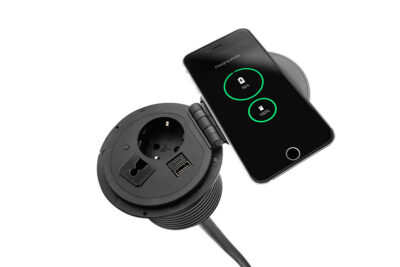 Stroom punt en draadloos opladen