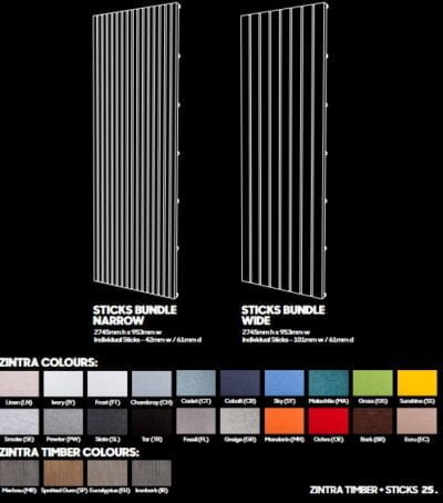 Sticks DEIL wand en plafond