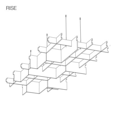 Connect rise akoestische plafond panelen